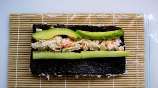 California Sushi Roll Recipe [upl. by Howlan]