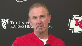 Defensive coordinator Steve Spagnuolo talks ChiefsBroncos game [upl. by Sparrow]