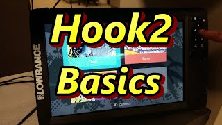 How to use a Lowrance Hook 2 FishFinderGPS Combo  Basics Part 1 [upl. by Wattenberg841]