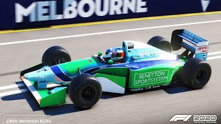 F1 2020  Benetton B194 HD [upl. by Trilby]