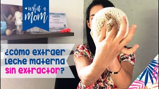 ¿Cómo extraer leche materna sin extractor [upl. by Akeenat327]