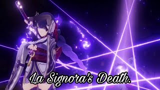 la Signoras Death  La Signora Fight end cutscene [upl. by Niveg797]