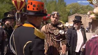 SteampunkFestival in Osnabrück [upl. by Anirhtak]