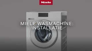 Miele Wasmachine Installatie [upl. by Lindi]