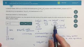 ALEKS  Calculating the pH at Equivalence of a Titration [upl. by Lissak507]