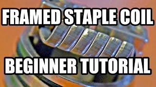 HOW TO BUILD A FRAMED STAPLE COIL TUTORIAL  BEGINNER TIPS AND TRICKS  SIMPLE [upl. by Kentiga]