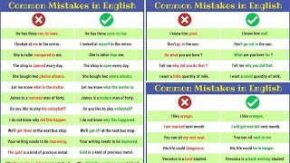 Grammatical Errors 120 Common Grammar Mistakes in English And How to Avoid Them [upl. by Leugim906]