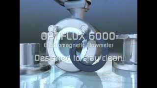 OPTIFLUX 6000 – Electromagnetic Flowmeter for sanitary and hygienic processes  KROHNE [upl. by Rotce806]