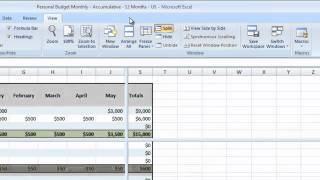 Excel 2007  Removing a Split Window [upl. by Hsevahb608]