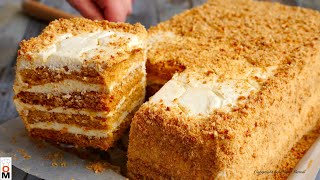 Торт quotМедовикquot за 30 МИНУТ Без Лишних Заморочек  Honey Cake Recipe [upl. by Anelrats125]