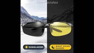 2019 Photochromic DayNight Vision Polarized Sunglasses Driving Glasses UV400 [upl. by Kramnhoj95]