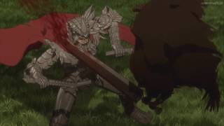 guts vs Apostle Grunbeld Berserk 2017 [upl. by Yleik146]