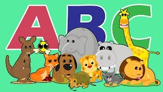 Animated ABC Zoo Alphabet Game for Children [upl. by Aihsenat]