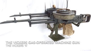 Vickers GasOperated Machine Gun the Vickers K An Overview [upl. by Marquita530]