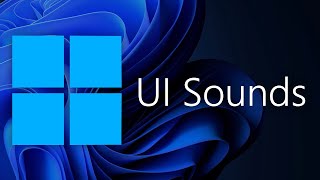 Windows 11 UI Sounds [upl. by Dorothea]