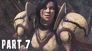 ANJANATH IN MONSTER HUNTER WORLD Walkthrough Gameplay Part 7 MHW [upl. by Kathryn67]