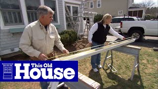 How To Install Gutters For Beginners Easy DIY Home Project [upl. by Ardnoik]