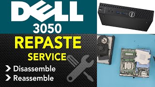 Dell Optiplex 3050 Mini Pc Repaste Service  maintenance [upl. by Pessa]