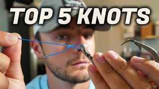 TOP 5 Knots You Should Know Beginners Guide to Fishing [upl. by Atin636]