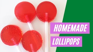 How to Make Homemade Lollipops Recipe Lollypops Lolly [upl. by Ardnic]