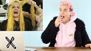 Hairdresser Reacts To Americas Next Top Model Makeovers S22 [upl. by Pizor]