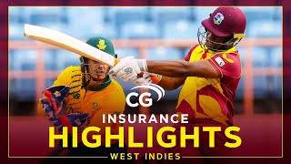 Highlights  West Indies vs South Africa  Lewis amp Gayle Star  1st CG Insurance T20I 2021 [upl. by Nij137]