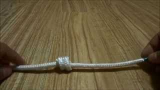 How To Tie A Stopper Knot StepByStep Tutorial [upl. by Mcleroy]