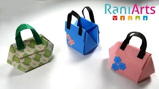 BOLSA DE PAPEL  ORIGAMI  Paso a paso [upl. by Cenac542]