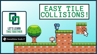 GameMaker Studio 2  Super Simple Tile Collisions [upl. by Geldens]