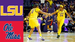 LSU vs Ole Miss Full Game Womens College Basketball 2025 [upl. by Thornton584]