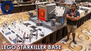 WORLDS LARGEST Lego Star Wars Build  Starkiller Base 4K [upl. by Ayirp]