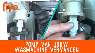 Pomp van jouw wasmachine vervangen [upl. by Ernaldus]