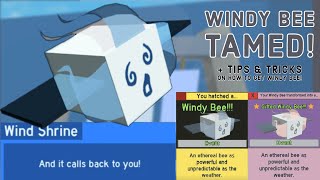 GETTING WINDY BEE  Tips amp Tricks on how to get Windy Bee  Bee Swarm Simulator [upl. by Humbert793]