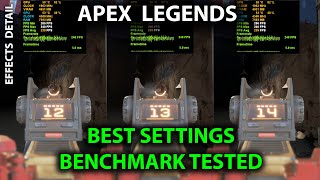 Apex Legends BEST SETTINGS Benchmark Tested [upl. by Halimaj]