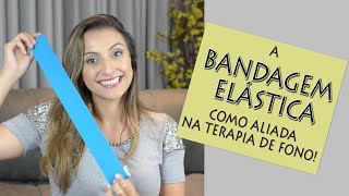 Bandagem elástica na Fonoaudiologia [upl. by Oaht539]