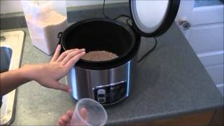 How to Use a Rice Cooker  Steamer [upl. by Nnylf645]