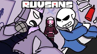 ZAVODILA RUVSANS FnF Animation as UNDERTALE [upl. by Gladdy]