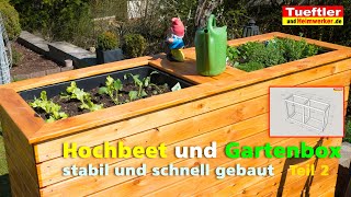 Stabiles Hochbeet selber bauen  Teil 2  DIY Projekt [upl. by Vada]