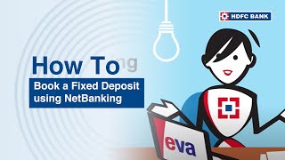 Book a Fixed Deposit using NetBanking  HDFC Bank [upl. by Velvet158]