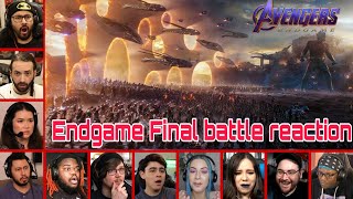 Avengers Endgame Final Battle Reaction Mashup  Avengers Endgame 2019 [upl. by Alyled779]