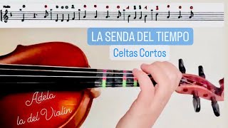 LA SENDA DEL TIEMPO VIOLIN PARTITURAAUDIO CELTAS CORTOS [upl. by Imot]