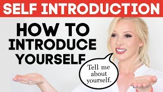 SELF INTRODUCTION  How to Introduce Yourself in English  Tell Me About Yourself Interview Answer [upl. by Levins7]