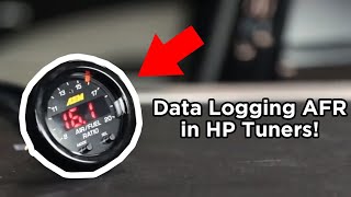 Data Logging AFR in HP Tuners [upl. by Eiuqram842]