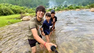 River Crossing With Piyush And Sahil 😅 [upl. by Nelyaw]