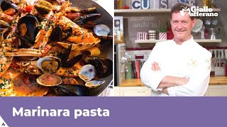 MARINARA PASTA Pasta with seafood Italian recipe [upl. by Samson]