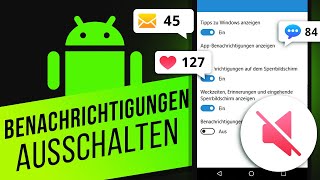 Android Benachrichtigungen ausschalten  Push Nachrichten für Apps deaktivieren [upl. by Laenaj]