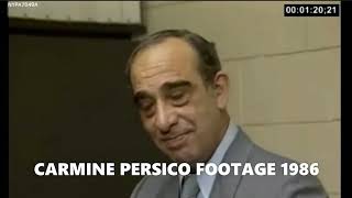 Carmine Persico Footage 1986 [upl. by Culberson895]