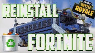 How to Uninstall Fortnite on PC to fix issues  then Reinstall [upl. by Naoma]