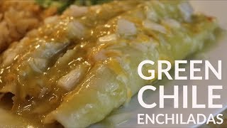 Cooking With Me How I Make Green Chile Enchiladas with Chicken [upl. by Ahsiled]