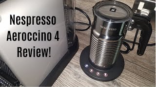 Nespresso Aeroccino 4 Milk Frother Review  Worth upgrading from the Aeroccino 3 [upl. by Sigismundo]